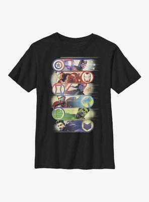 Marvel Avengers Group Badge Youth T-Shirt