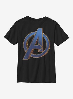 Marvel Avengers Classic Blue Logo Youth T-Shirt