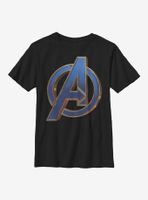 Marvel Avengers Classic Blue Logo Youth T-Shirt