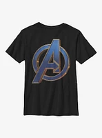 Marvel Avengers Classic Blue Logo Youth T-Shirt