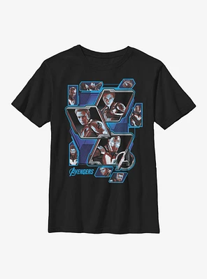 Marvel Avengers Panel Shot Youth T-Shirt