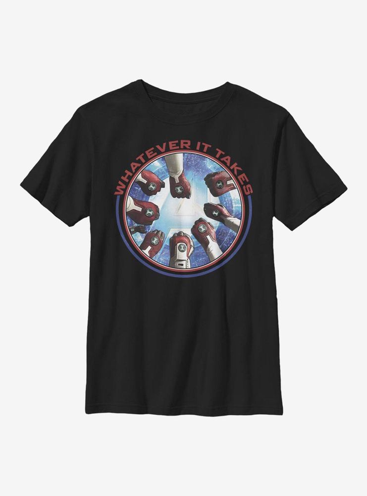 Marvel Avengers Hands Whatever It Takes Youth T-Shirt