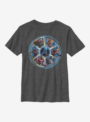 Marvel Avengers Circle Heroes Youth T-Shirt