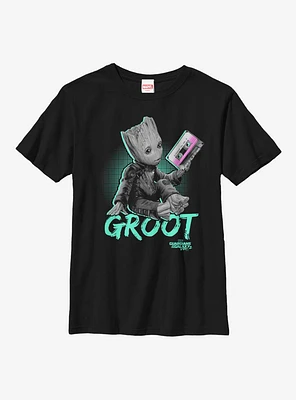 Marvel Guardians Of The Galaxy Neon Baby Groot Youth T-Shirt