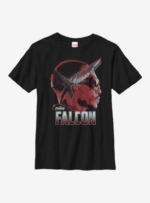 Marvel Avengers Falcon Silhouette Youth T-Shirt