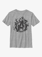 Marvel Avengers Flying Heroes Youth T-Shirt