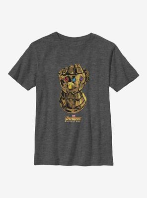 Marvel Avengers Gauntlet And Stones Youth T-Shirt