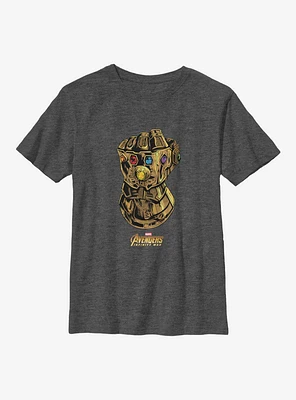 Marvel Avengers Gauntlet And Stones Youth T-Shirt