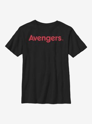 Marvel Avengers Simple Logo Youth T-Shirt