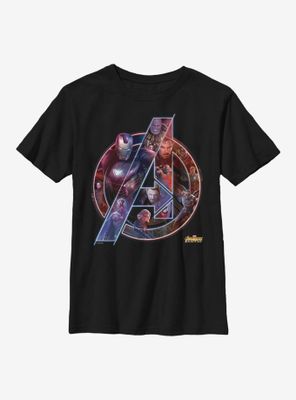 Marvel Avengers Team Neon Youth T-Shirt