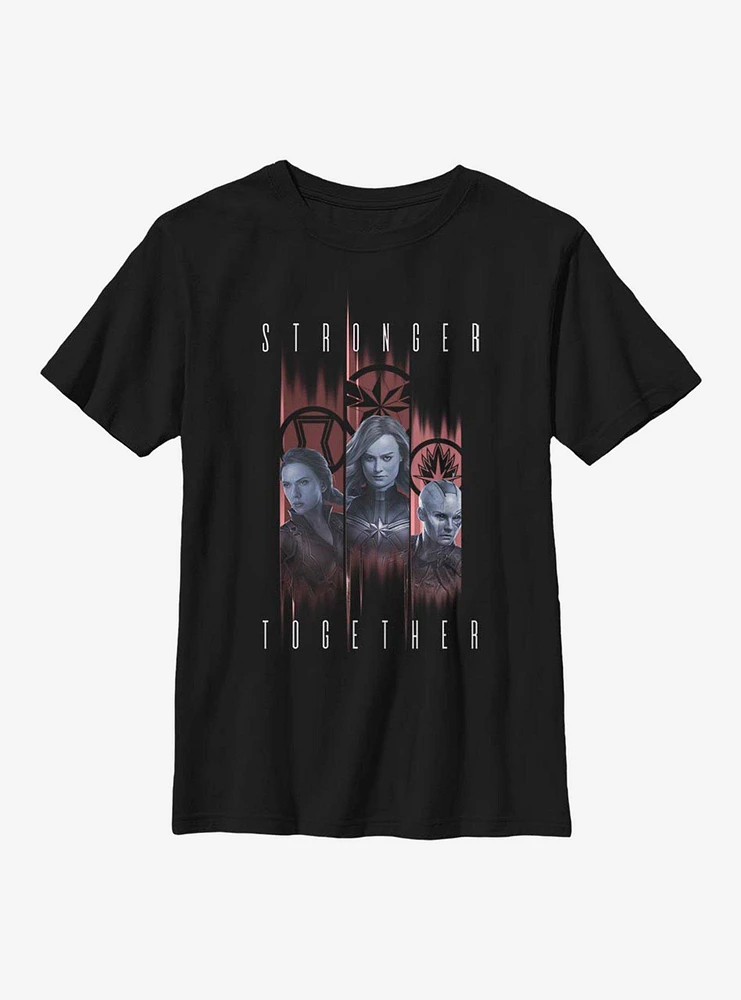 Marvel Avengers Stronger Trio Youth T-Shirt