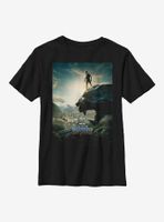 Marvel Black Panther Poster Art Youth T-Shirt