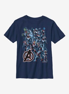 Marvel Avengers Suit Group Youth T-Shirt