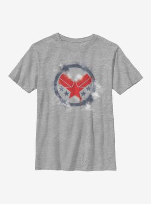 Marvel Avengers War Machine Spray Logo Youth T-Shirt