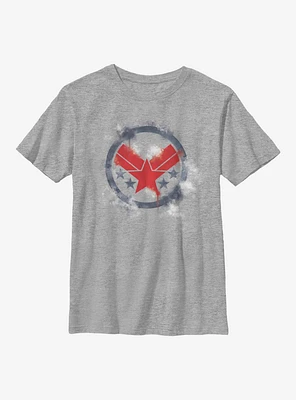 Marvel Avengers War Machine Spray Logo Youth T-Shirt
