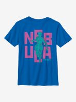 Marvel Avengers Text Pop Nebula Youth T-Shirt
