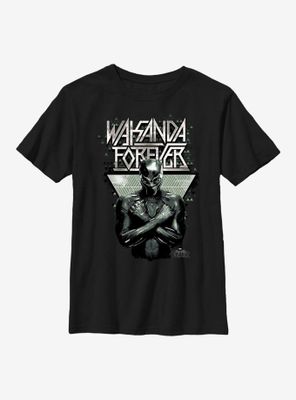 Marvel Black Panther Wakanda Forever Youth T-Shirt