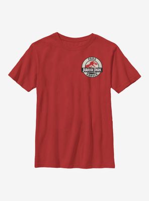 Jurassic Park Ranger Tan Badge Youth T-Shirt