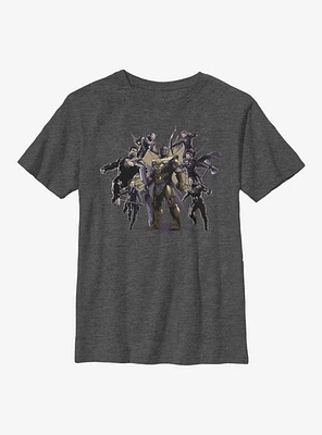 Marvel Avengers Villain Pose Youth T-Shirt