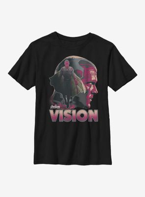 Marvel Avengers Vision Silhouette Youth T-Shirt