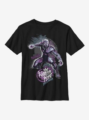 Marvel Black Panther Warrior King Youth T-Shirt