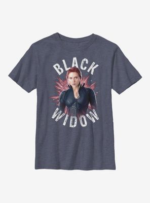 Marvel Black Widow Burst Youth T-Shirt