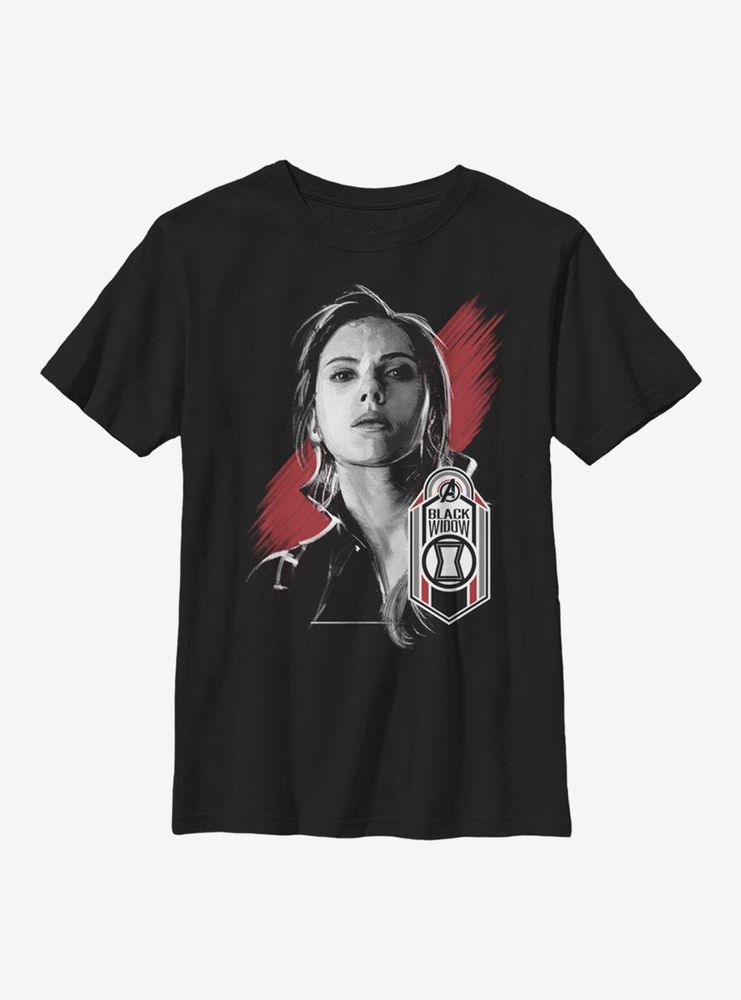 Marvel Black Widow Tag Youth T-Shirt