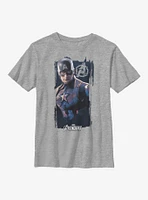 Marvel Captain America Cap Banner Youth T-Shirt