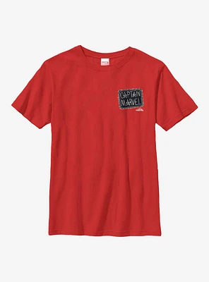 Marvel Captain Patch Youth T-Shirt