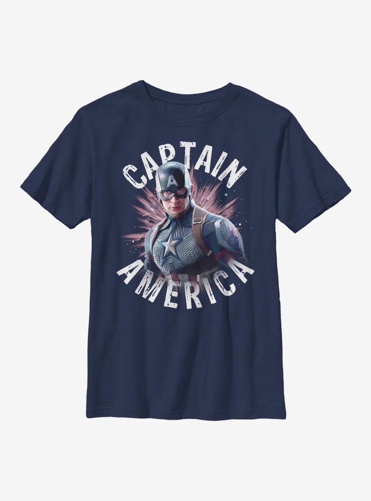 Marvel Captain America Cap Burst Youth T-Shirt