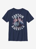 Marvel Captain America Cap Burst Youth T-Shirt