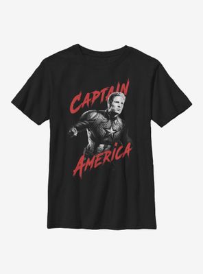 Marvel Captain America High Contrast Youth T-Shirt