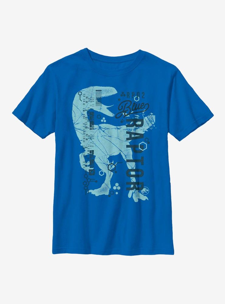 Jurassic World Blue Aero DNA Youth T-Shirt