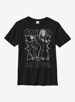 Marvel Captain Action Pose Youth T-Shirt