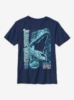 Jurassic World Blue Grid Youth T-Shirt