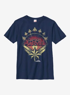 Marvel Captain Plane Model Youth T-Shirt