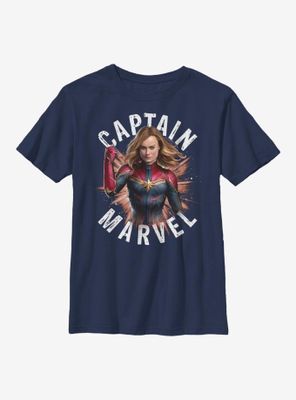 Marvel Captain Burst Youth T-Shirt