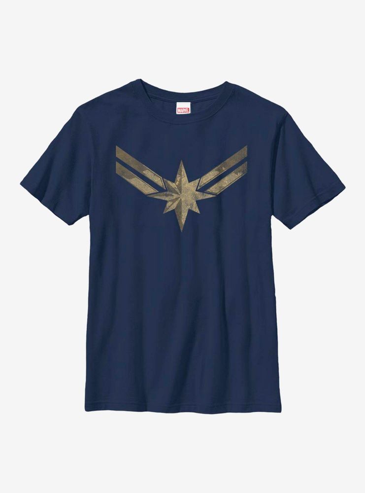 Marvel Captain Retro Costume Symbol Youth T-Shirt