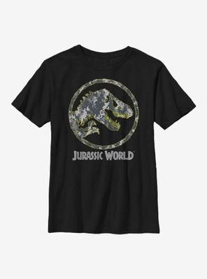 Jurassic World Camo Logo Youth T-Shirt