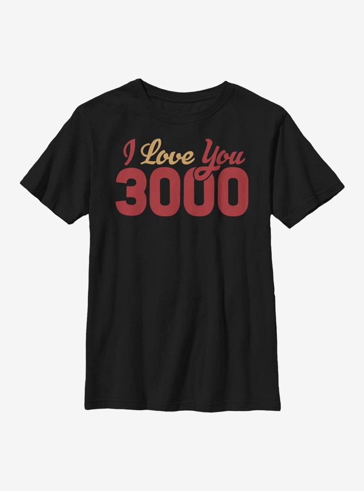 Marvel Iron Man Love You 3000 Youth T-Shirt