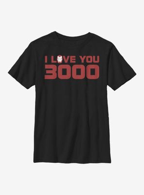 Marvel Iron Man Love 3000 Youth T-Shirt
