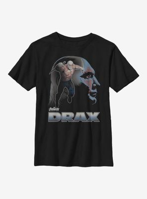 Marvel Guardians Of The Galaxy Drax Silhouette Youth T-Shirt
