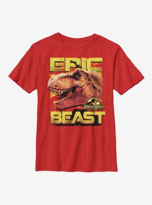 Jurassic World Epic Rex Youth T-Shirt