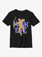 Marvel Hawkeye Text Pop Youth T-Shirt
