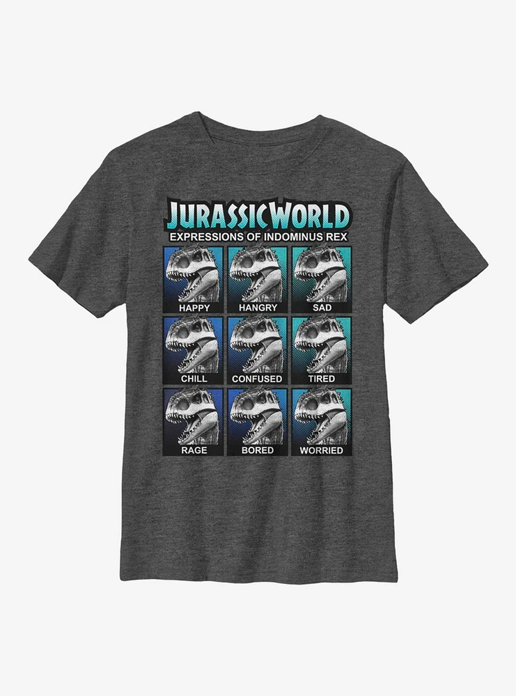 Jurassic World Expressions Youth T-Shirt
