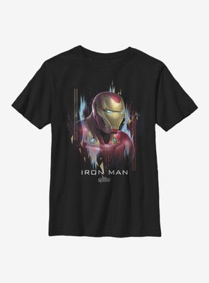 Marvel Iron Man Character Portrait Youth T-Shirt