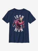 Marvel Iron Man Burst Youth T-Shirt