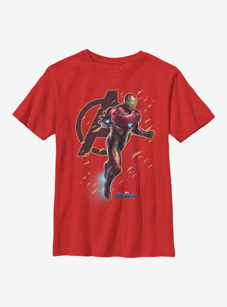 Marvel Iron Man Suit Flies Youth T-Shirt