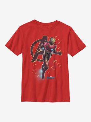 Marvel Iron Man Suit Flies Youth T-Shirt