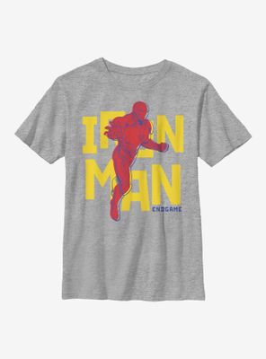 Marvel Iron Man Text Pop Youth T-Shirt